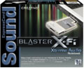 X-Fi Xtreme Audio Notebook ボックス