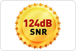 SNR 124dB