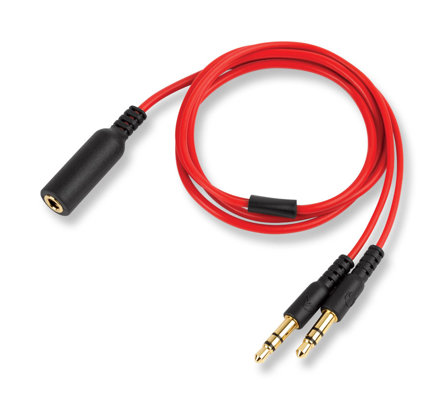 audio splitter for headphone and microphone