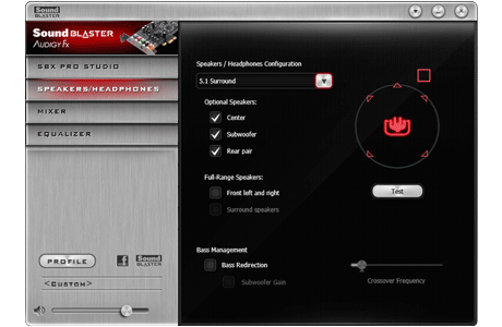 fea7 ControlPanel - Karta dźwiękowa Creative Sound Blaster Audigy Fx