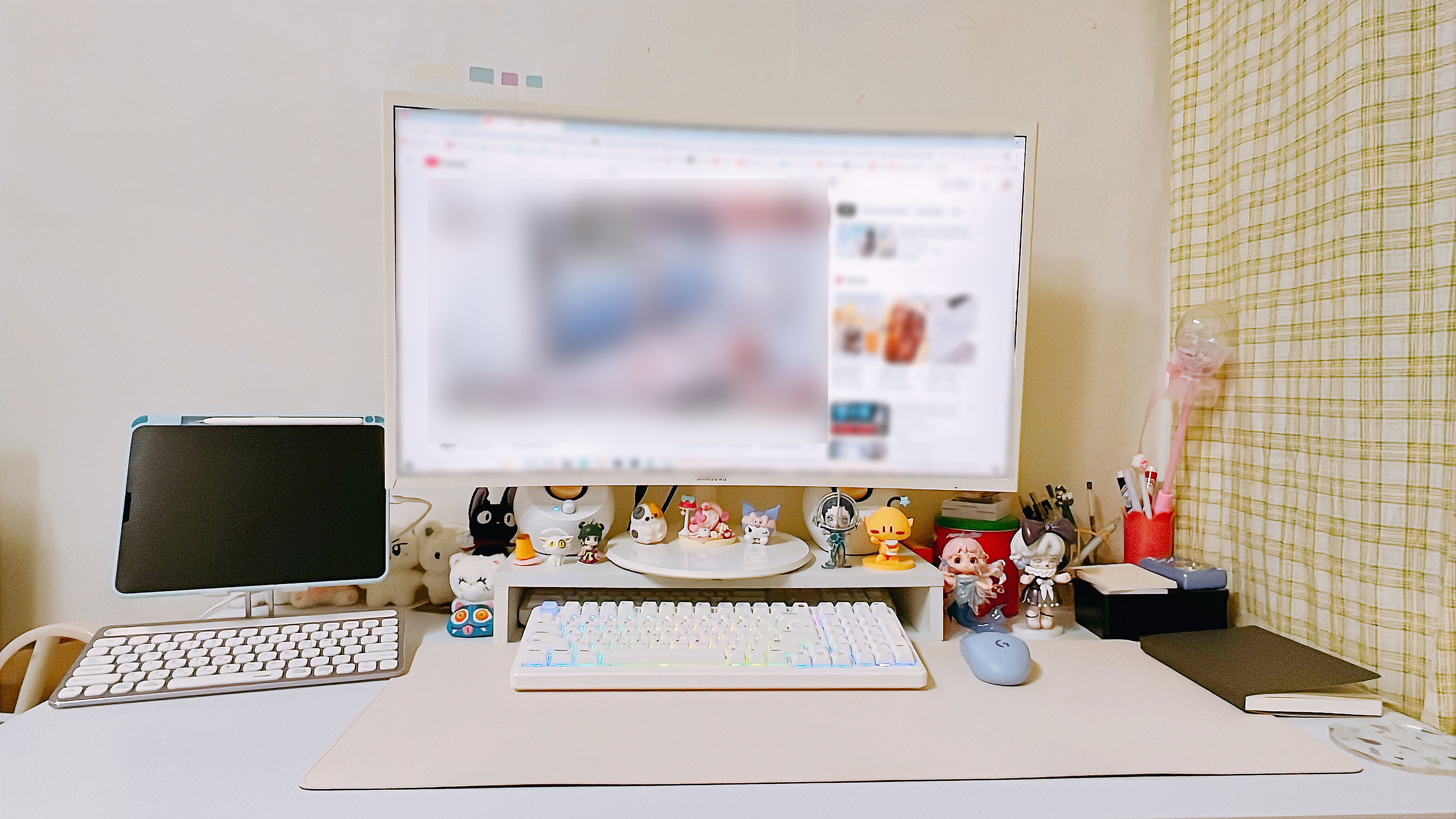 Korean cozy setup