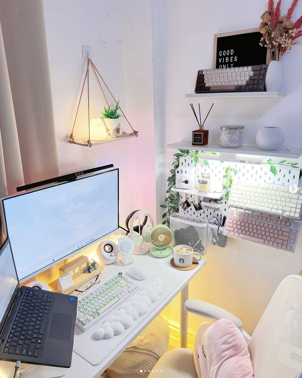 Colorful setup