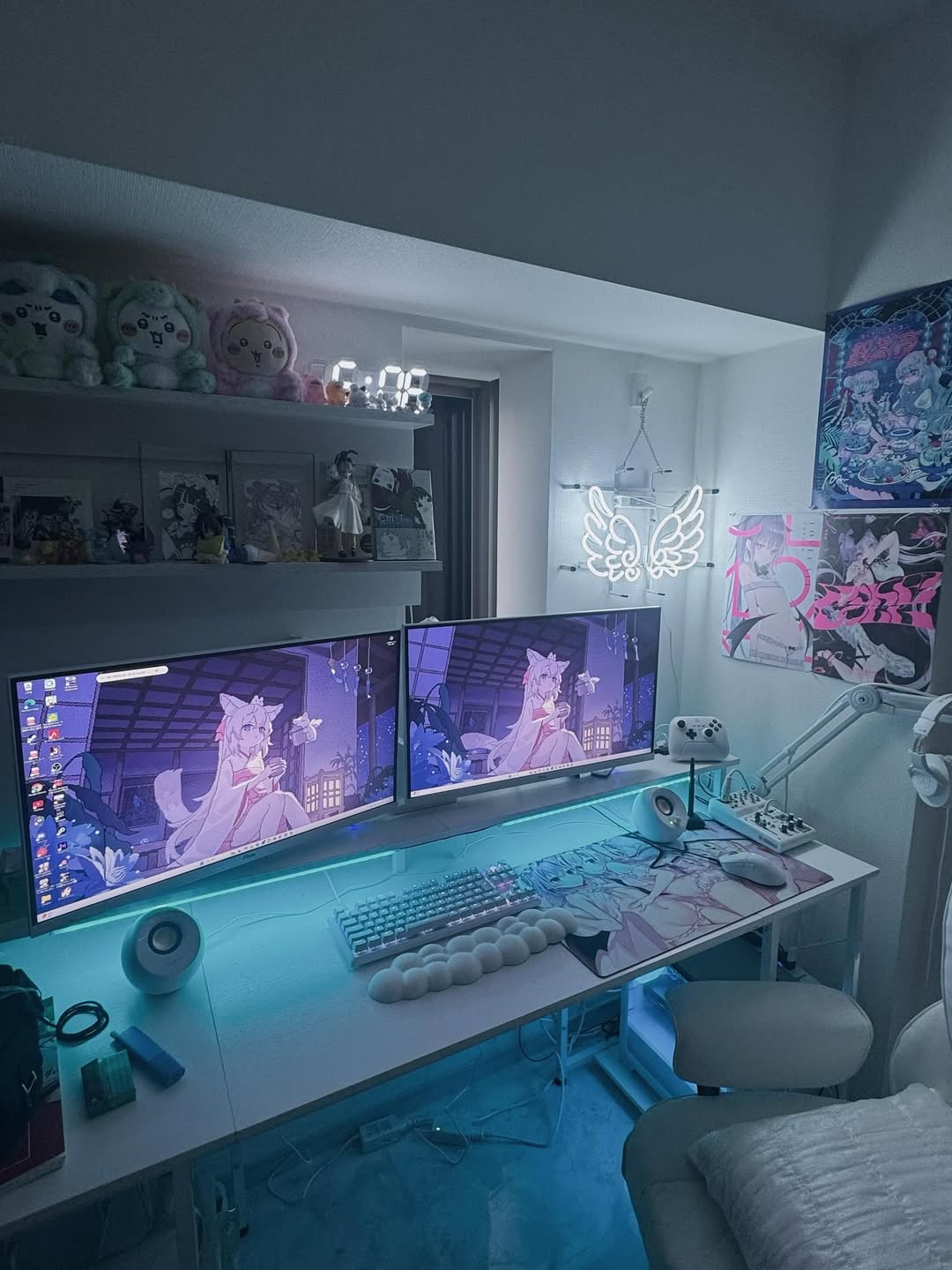 Japanese cozy setup