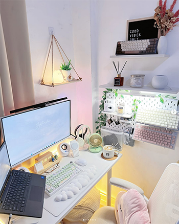 Colorful setup