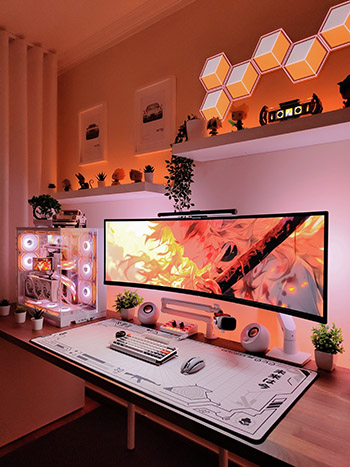 RGB gaming setup