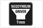Dynamic 9mm neodymium drivers