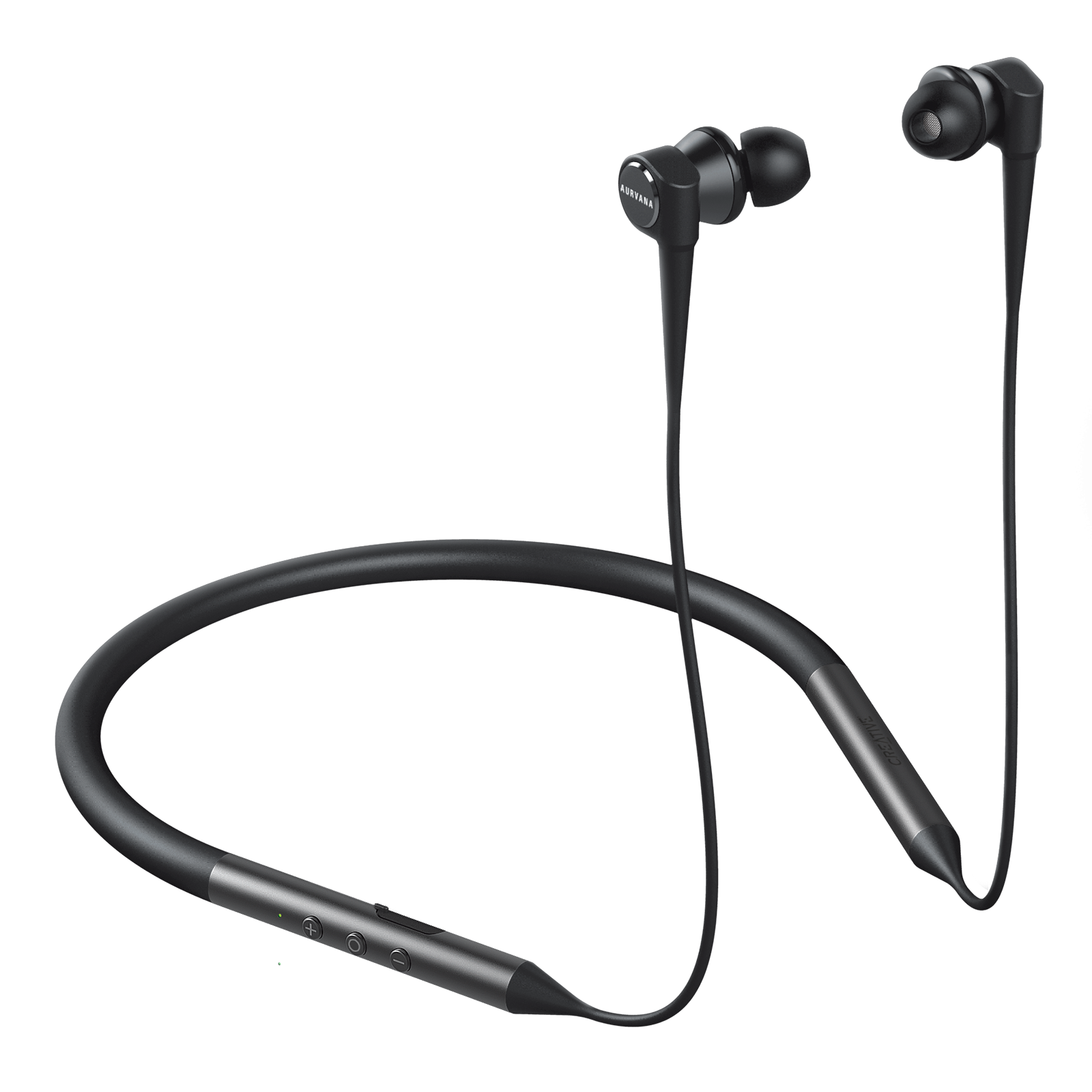 Aurvana Trio - Wireless Bluetooth® Neckband with Hybrid Triple-Driver System, aptX™HD, aptX™Low Latency and AAC codecs, and Super X-Fi® READY - Creative Labs (United States)