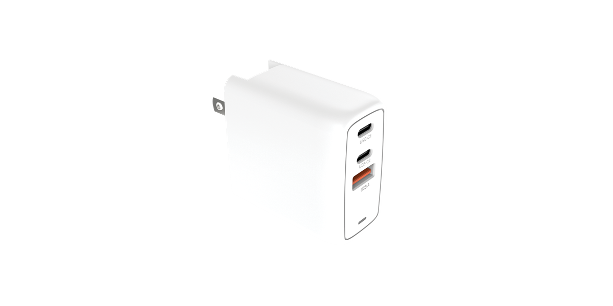 Bloque de cargador USB C, 67 W, 3 puertos, PD 3.0 GaN, cargador de pared  rápido, adaptador de corriente plegable PPS con cable tipo C para MacBook
