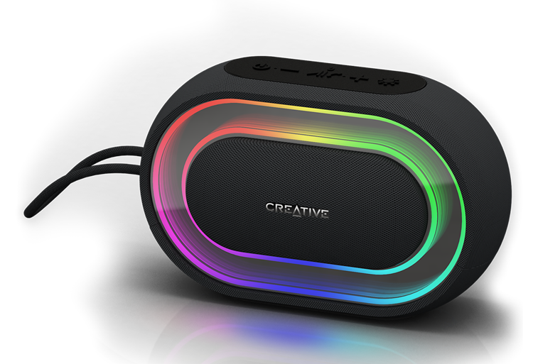 Creative Halo 1680万色のライトショー機能を搭載したポータブルbluetoothスピーカー Creative Technology 日本