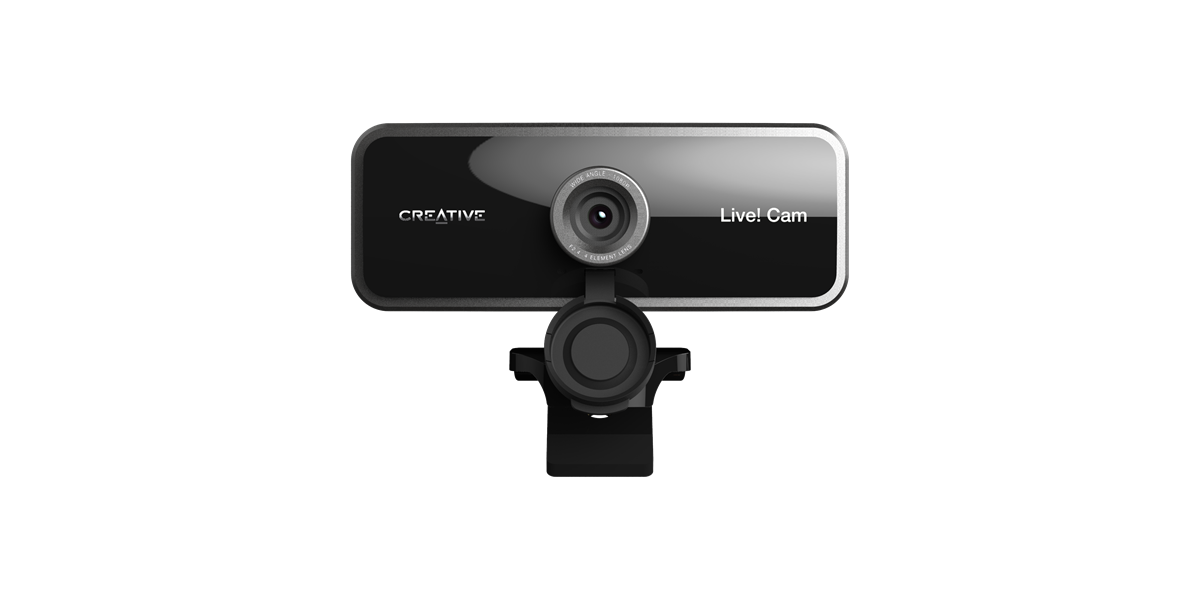 Creative Live! Cam Sync 1080p Full HD Wide-angle Webcam with Dual Built-in  Mic - Creative Labs (Pan Euro)