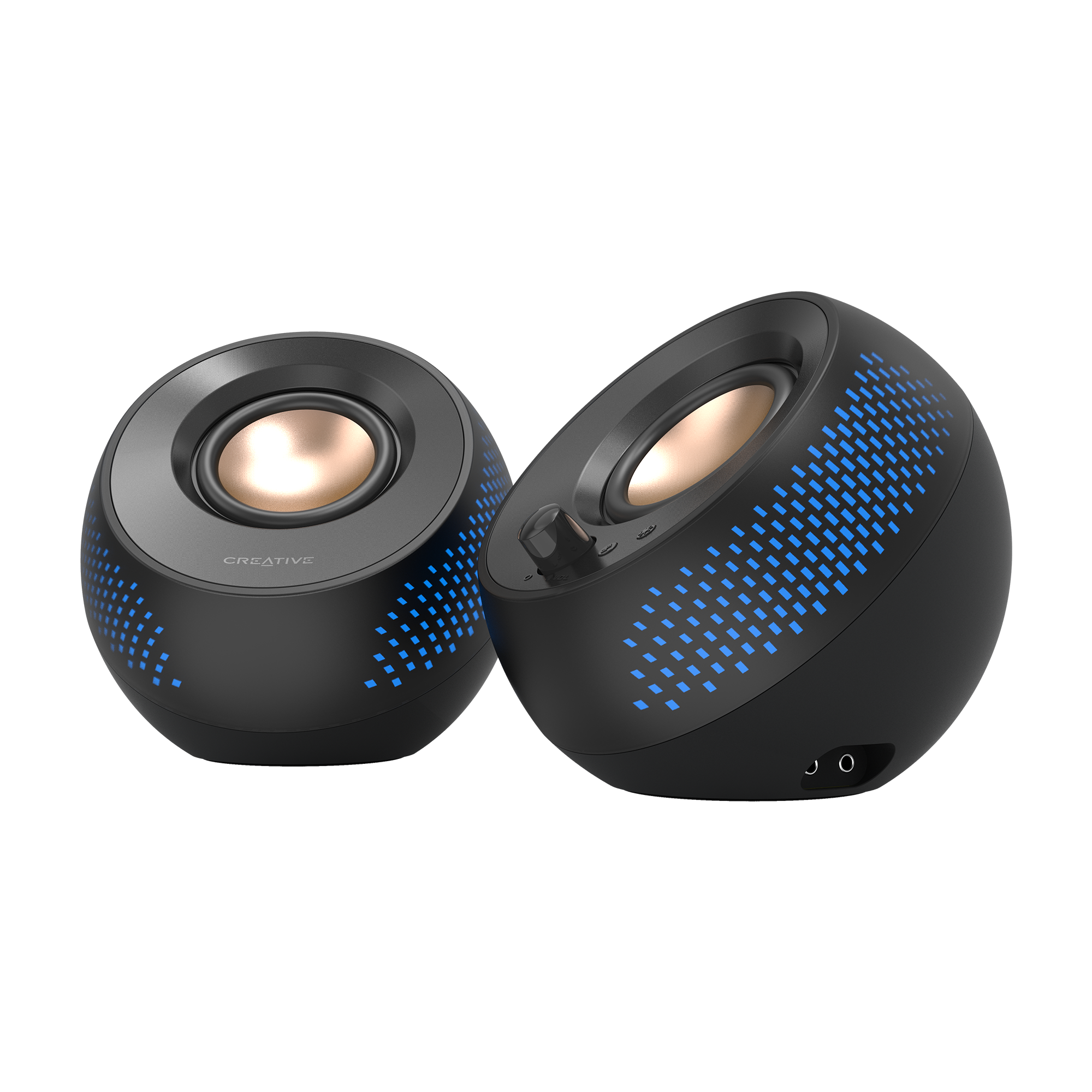 Creative Pebble Pro Minimalist 2.0 USB-C Computer Speakers with Bluetooth®  5.3 and Customizable RGB Lighting - Creative Labs (United States)