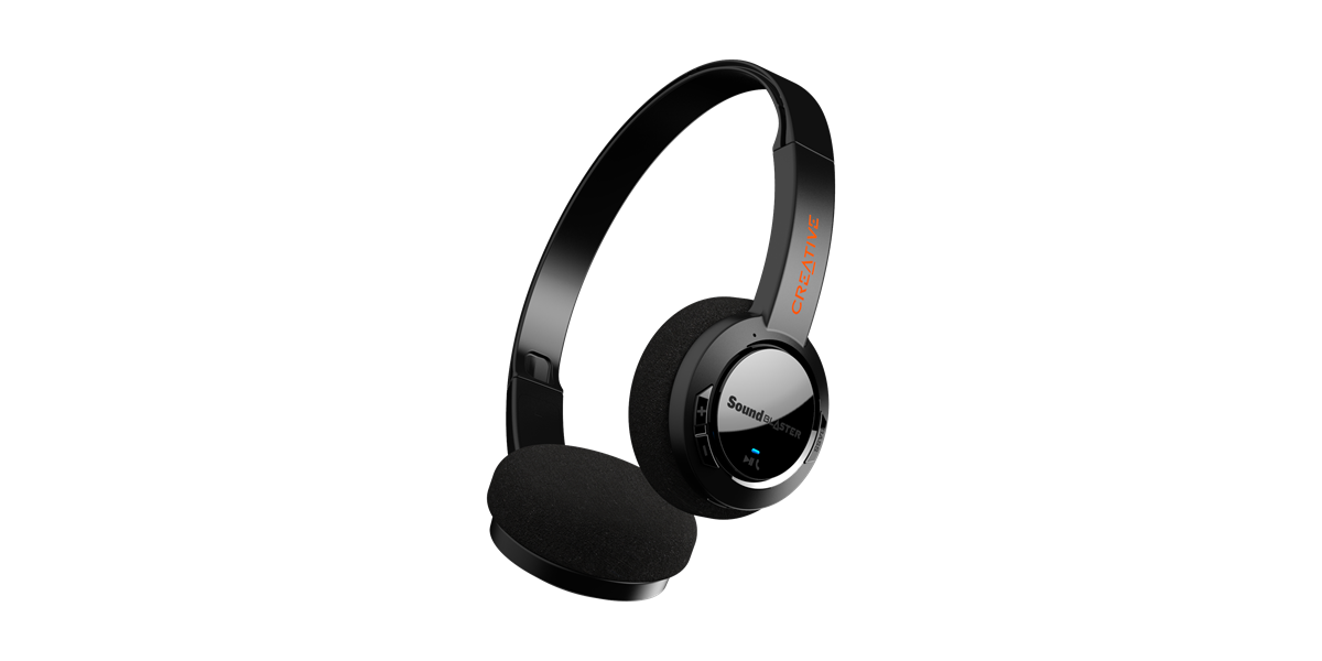 Sound Blaster Jam V2 Ultralight On-ear Bluetooth Headphones with 