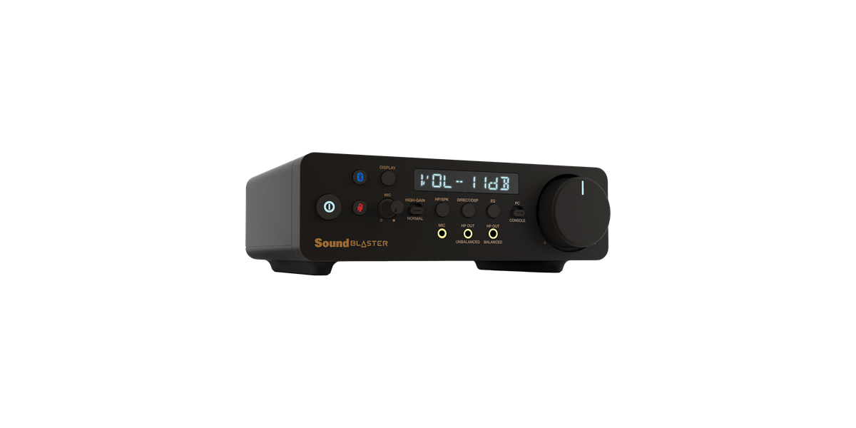 Sound Blaster X5 - Scheda audio esterna Hi-res con doppio DAC USB e  bi-amplificatore per cuffie Xamp completamente bilanciato per appassionati  del suono - Creative Labs (Italia)