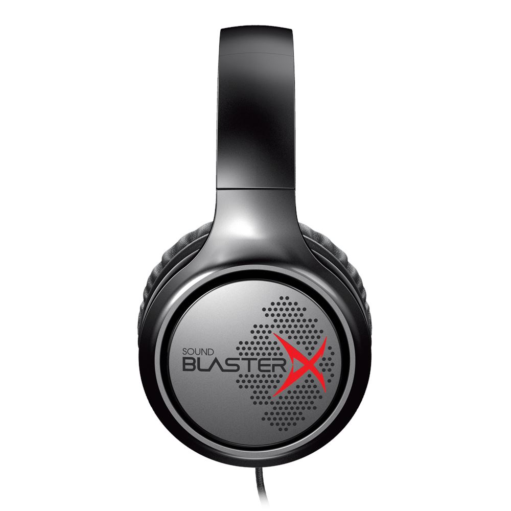 Sound BlasterX H3 - コンパクトに折りたたみも可能なアナログゲーミングヘッドセット - Creative ...