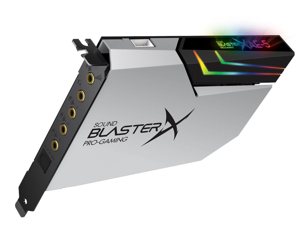 Sound BlasterX AE5 Pure Edition PCIe Gaming Sound Card and DAC
