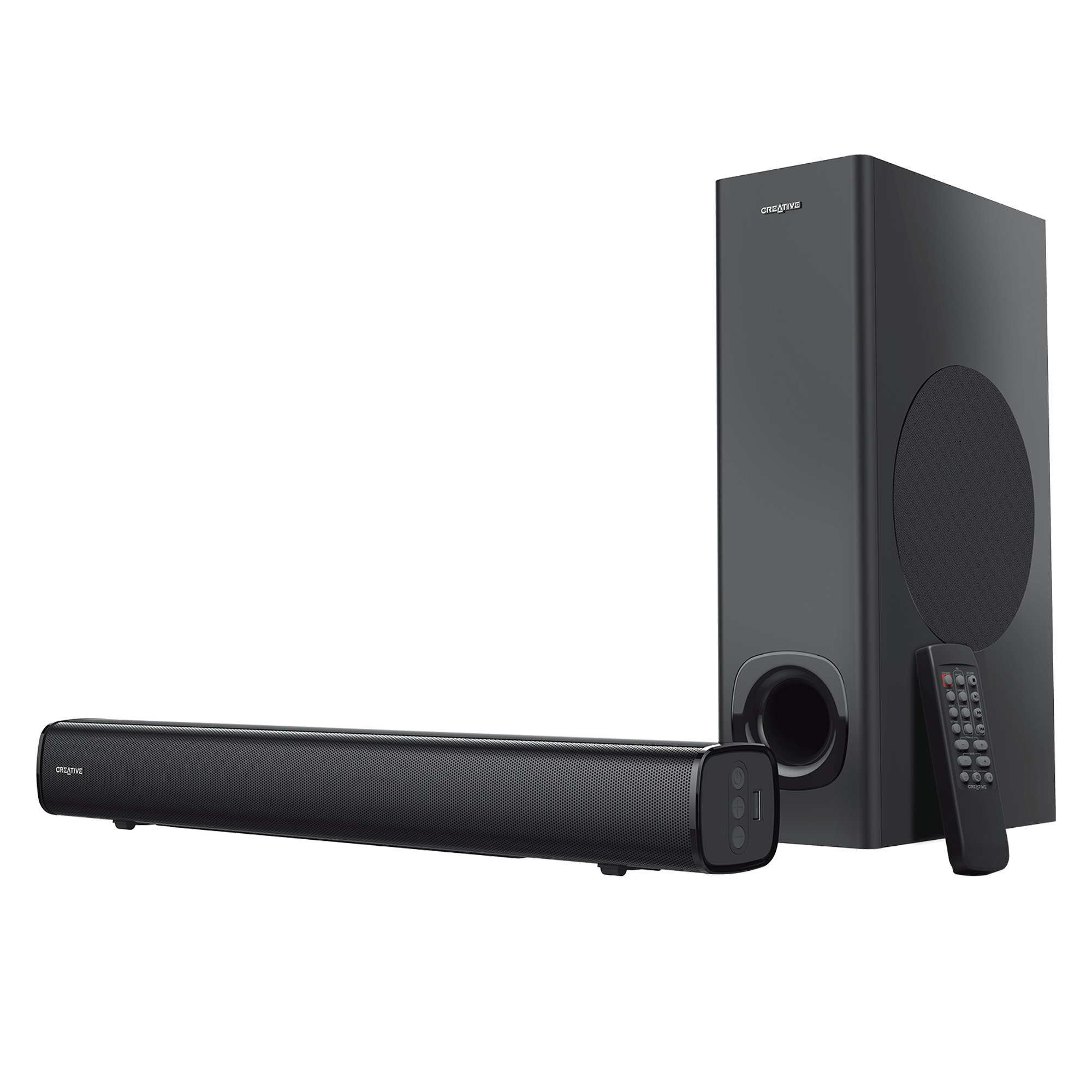 creative stage air compact soundbar with bluetooth