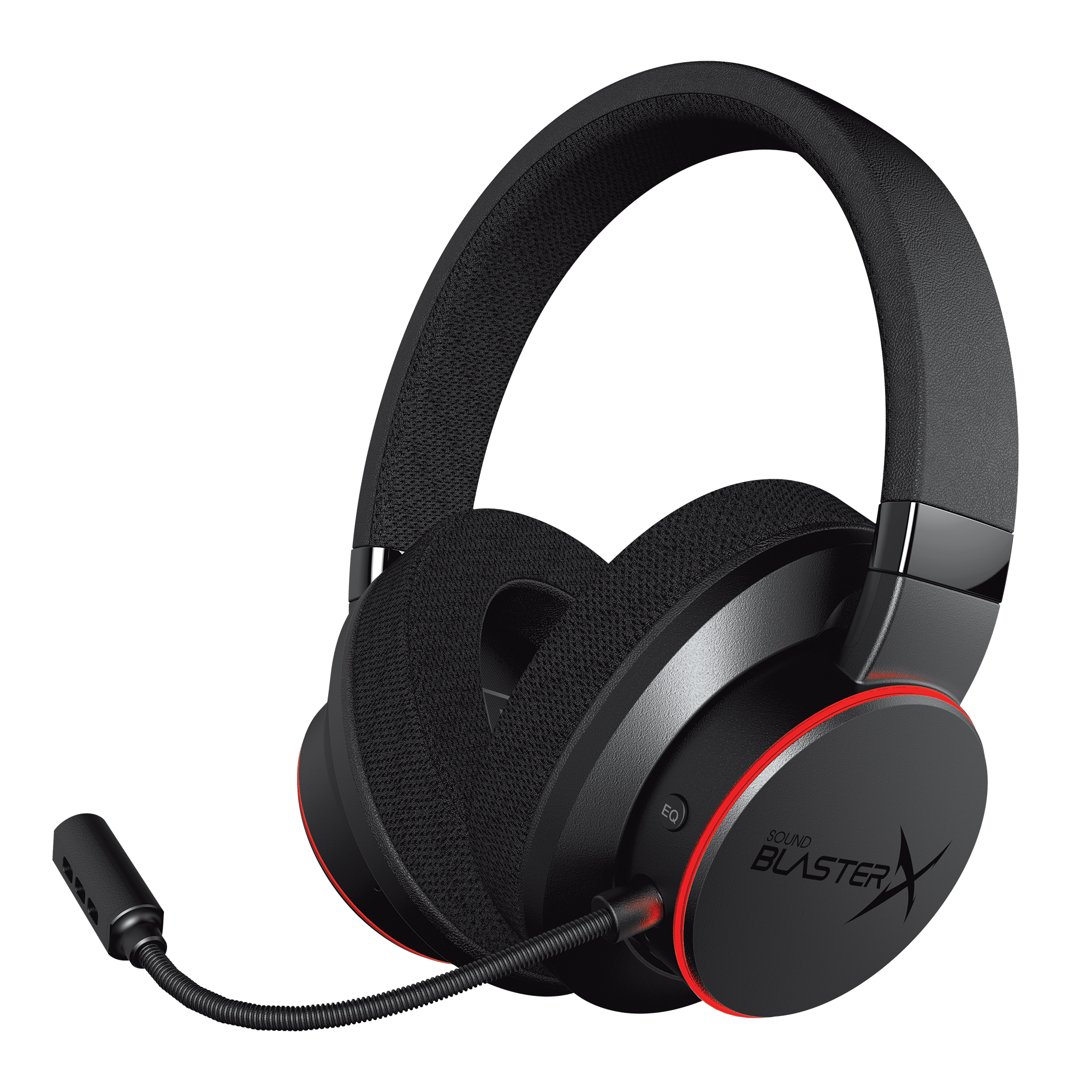 Ersatz-Ohrpolster Für Creative Sound BlasterX H6 Headset – 105x85 Mm, Leder & Schaumstoff | Schwarz