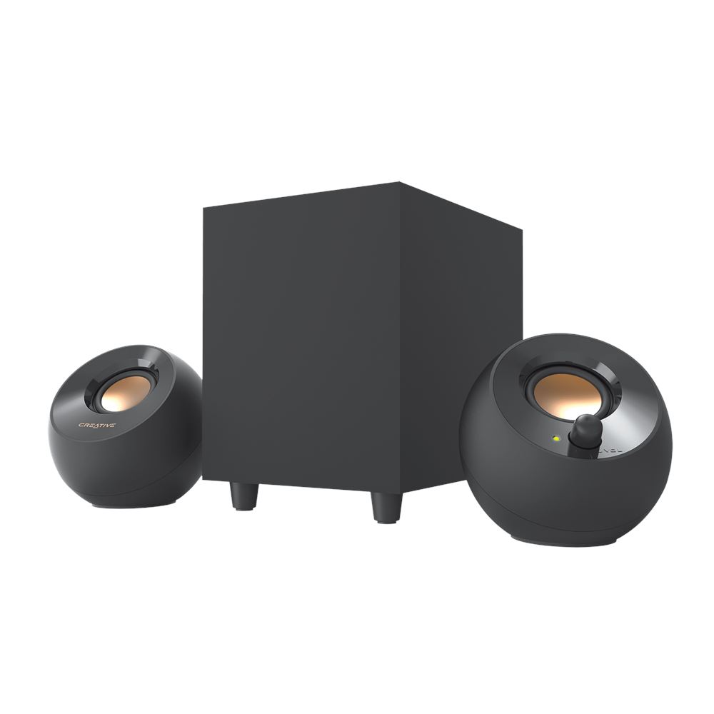 Creative pebble plus 2 1 usb desktop speakers with subwoofer creative