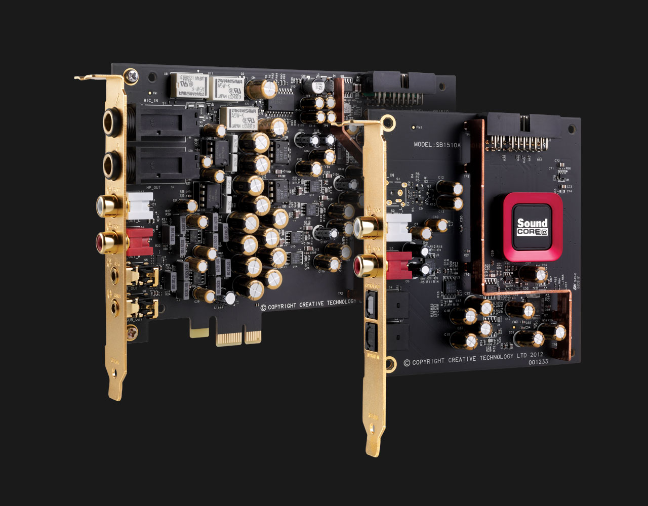 creative sound blaster zxr pcie