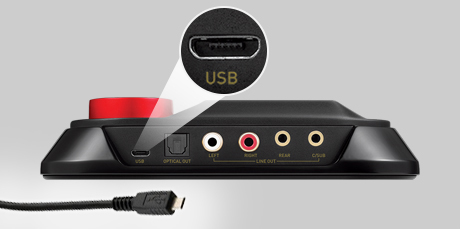 Creative Sound Blaster Omni Surround 5.1 Usb Sound Card With High Performance Headphone Amp And Integrated Beam Forming Microphone (CT-SB-OM-SR51)