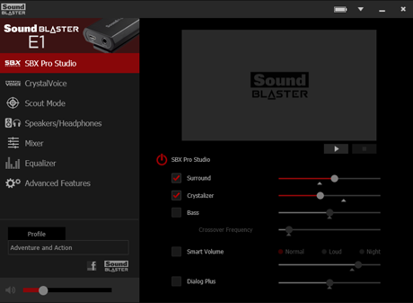 Sound Blaster E1 Usbオーディオインターフェース としても使えるポータブルヘッドホンアンプ Creative Technology 日本