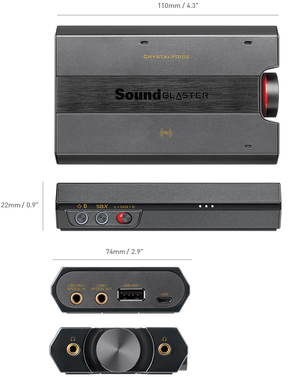 creative sound blaster e5 amp