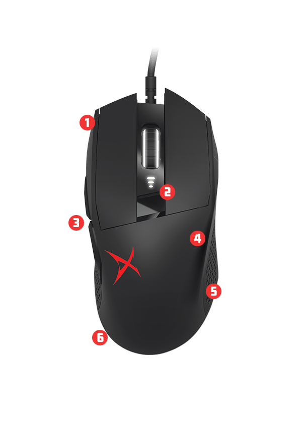 Sound BlasterX Siege M04 – Precision Gaming Mouse - Creative Labs