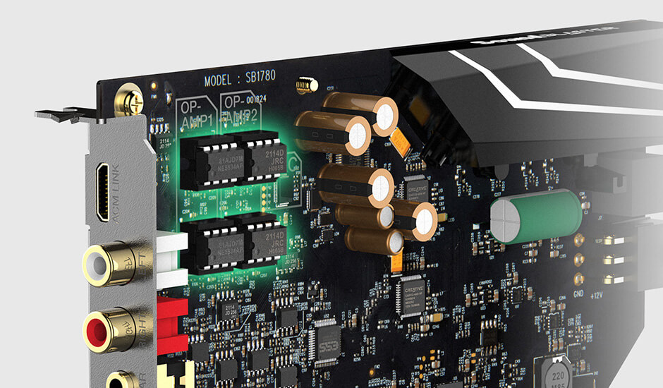 Sound Blaster AE-9 - Ultimate PCI-E Sound Card and DAC with Xamp Discrete  Headphone Amplification and Audio Control Module - Creative Labs (United  States)