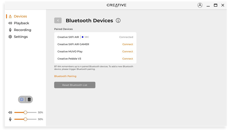 Creative BT-W4 Smart Bluetooth 5.2 Audio Transmitter with aptX 