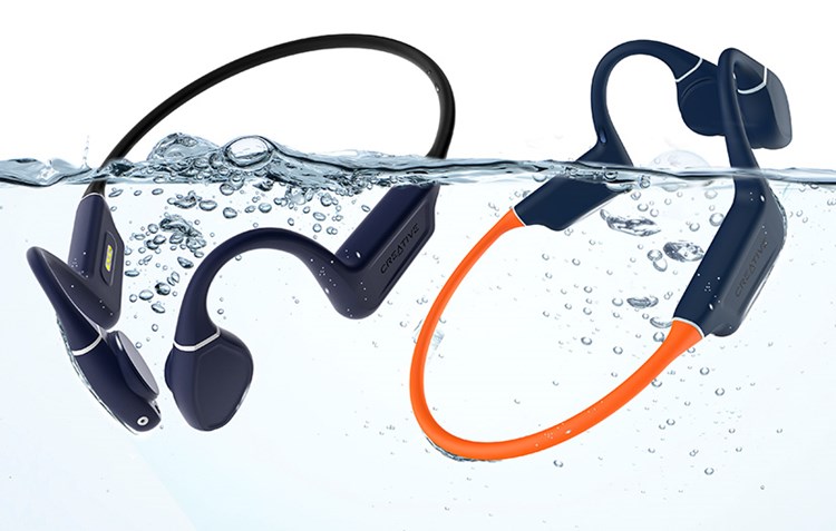 Creative Outlier Free Pro+ Wireless Waterproof Bone Conduction Headphones  with Adjustable Transducers - Creative Labs (UK)