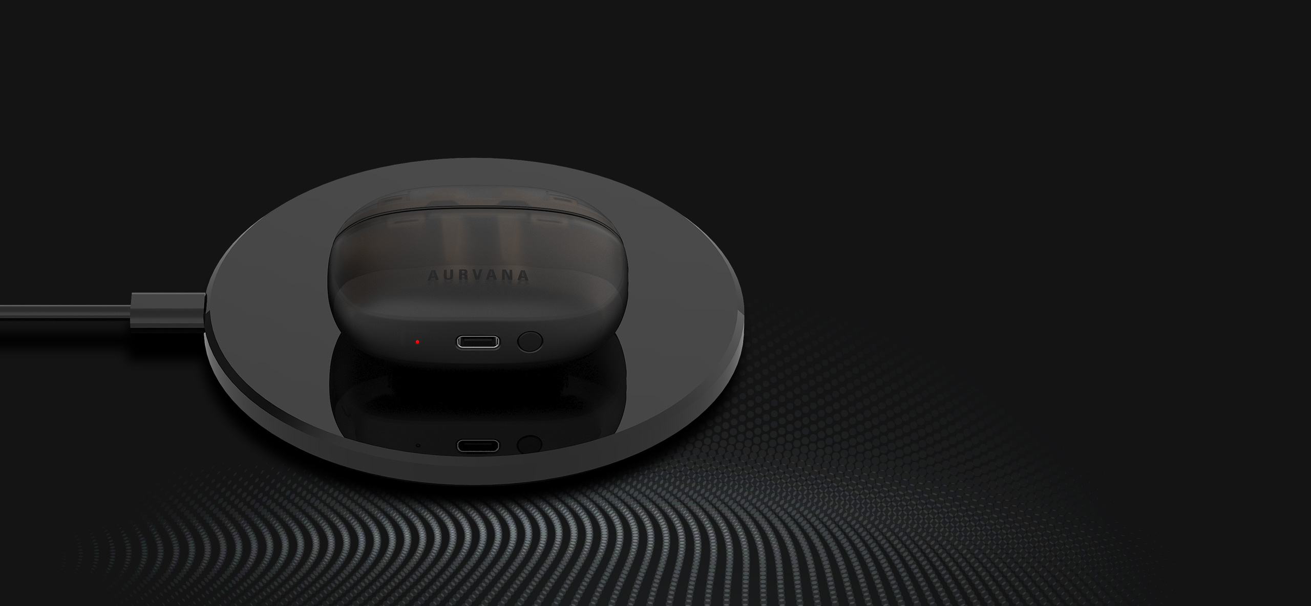 耳機與充電倉總播放時間長達 24 小時示意圖