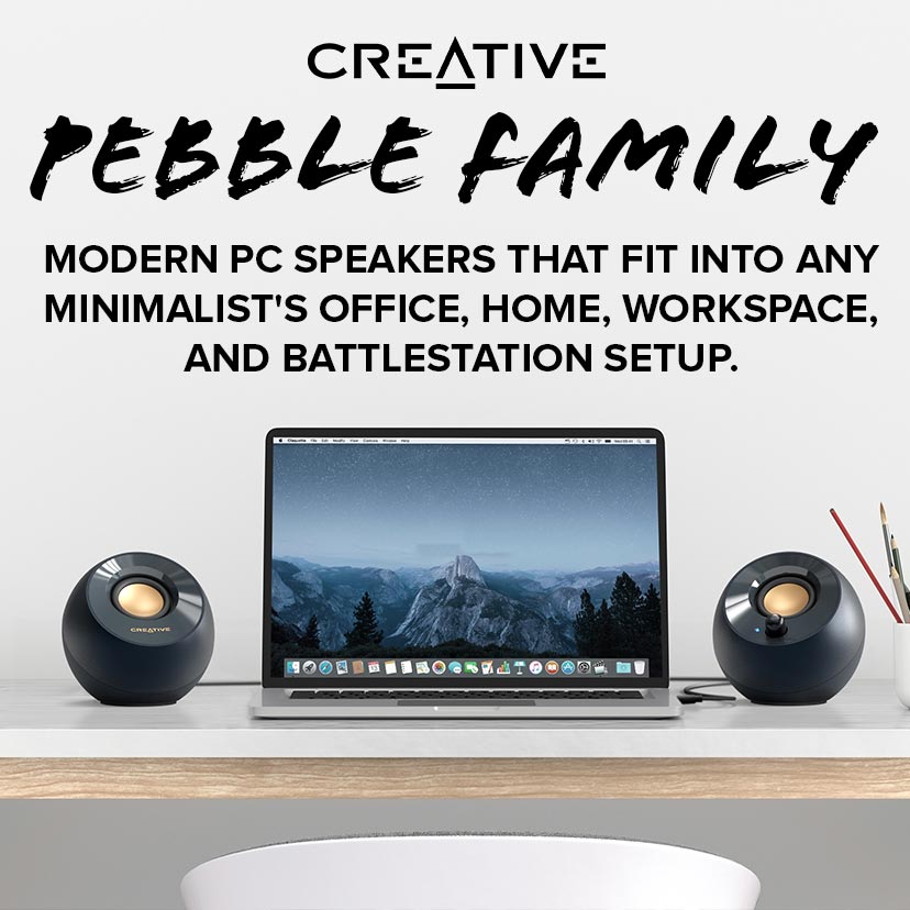 creative labs pebble modern