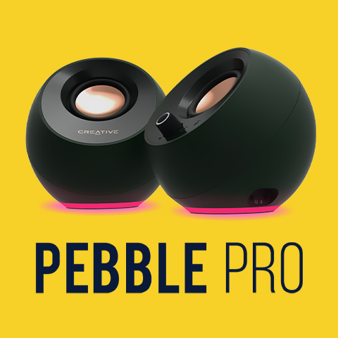 Creative Pebble Series - Modern Computer Speakers for PC and Mac - Creative  Labs (Pan Euro)