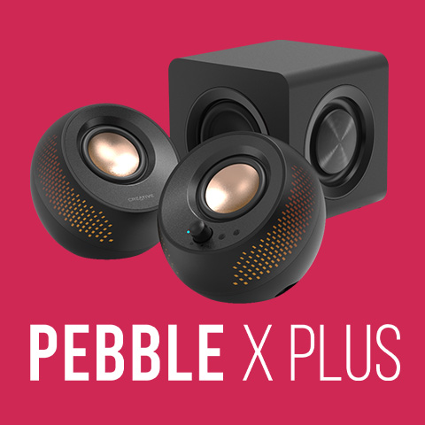 Creative Pebble V3 Minimalistic 2.0 USB-C Speakers with Bluetooth