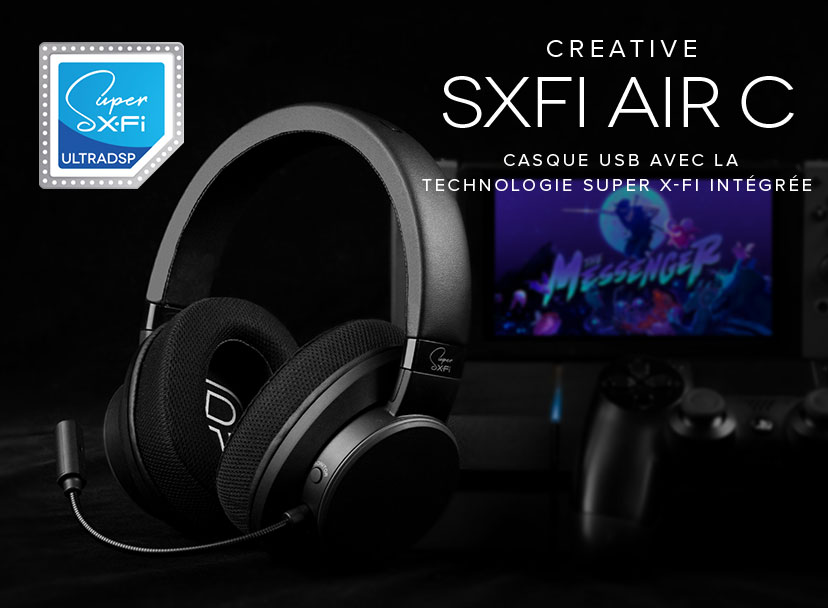 Creative SXFI AIR GAMER - Casque de jeu USB-C avec la technologie Super  X-Fi® et Bluetooth® 4.2 + CommanderMic - Creative Labs (France)